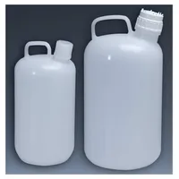 Narrow Neck Can, LDPE, 8 L, nicht graduated, 195 x 385 mm, with 53B Screw Cap